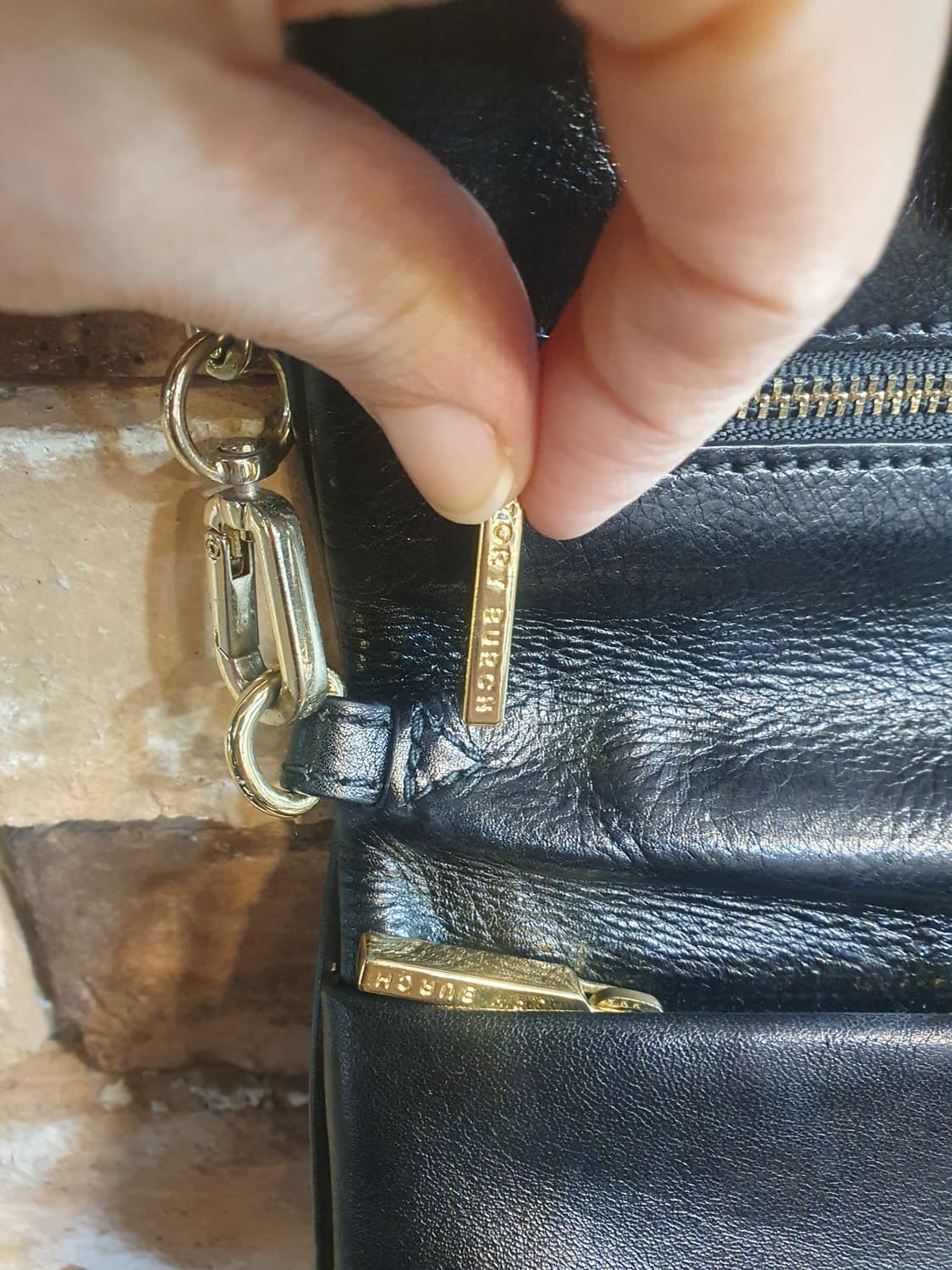 토리버치 블랙 레더 체인백 상품이미지7