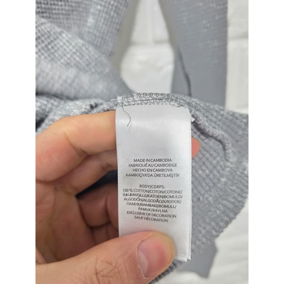 택포_ 폴로 랄프로렌 여성 와플 긴팔티 M 상품이미지3