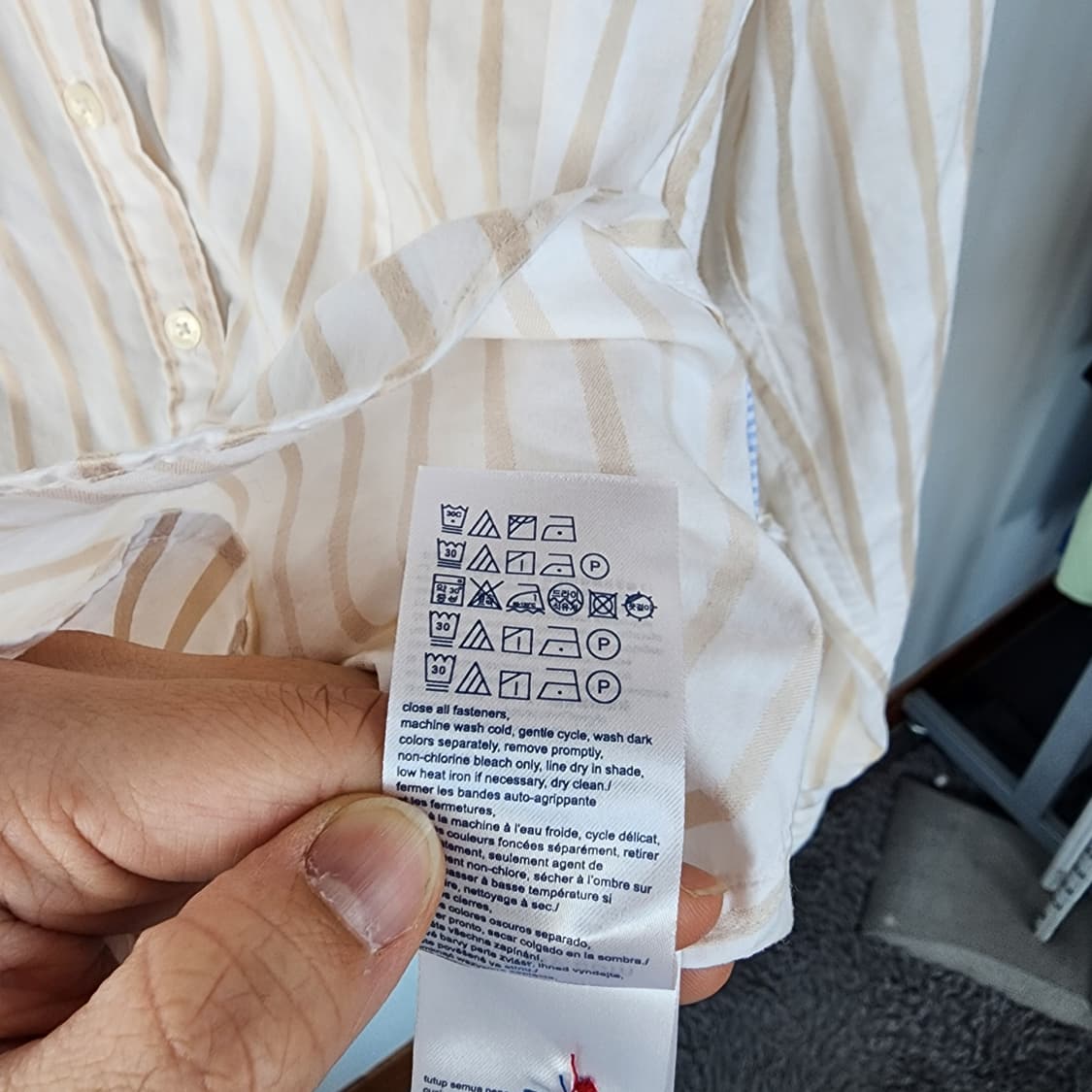 타미힐피거 스트라이프 긴팔 셔츠 상품이미지7