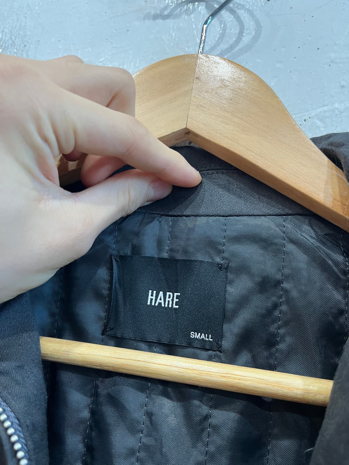 Hare 패디드 블루종 자켓 상품이미지4