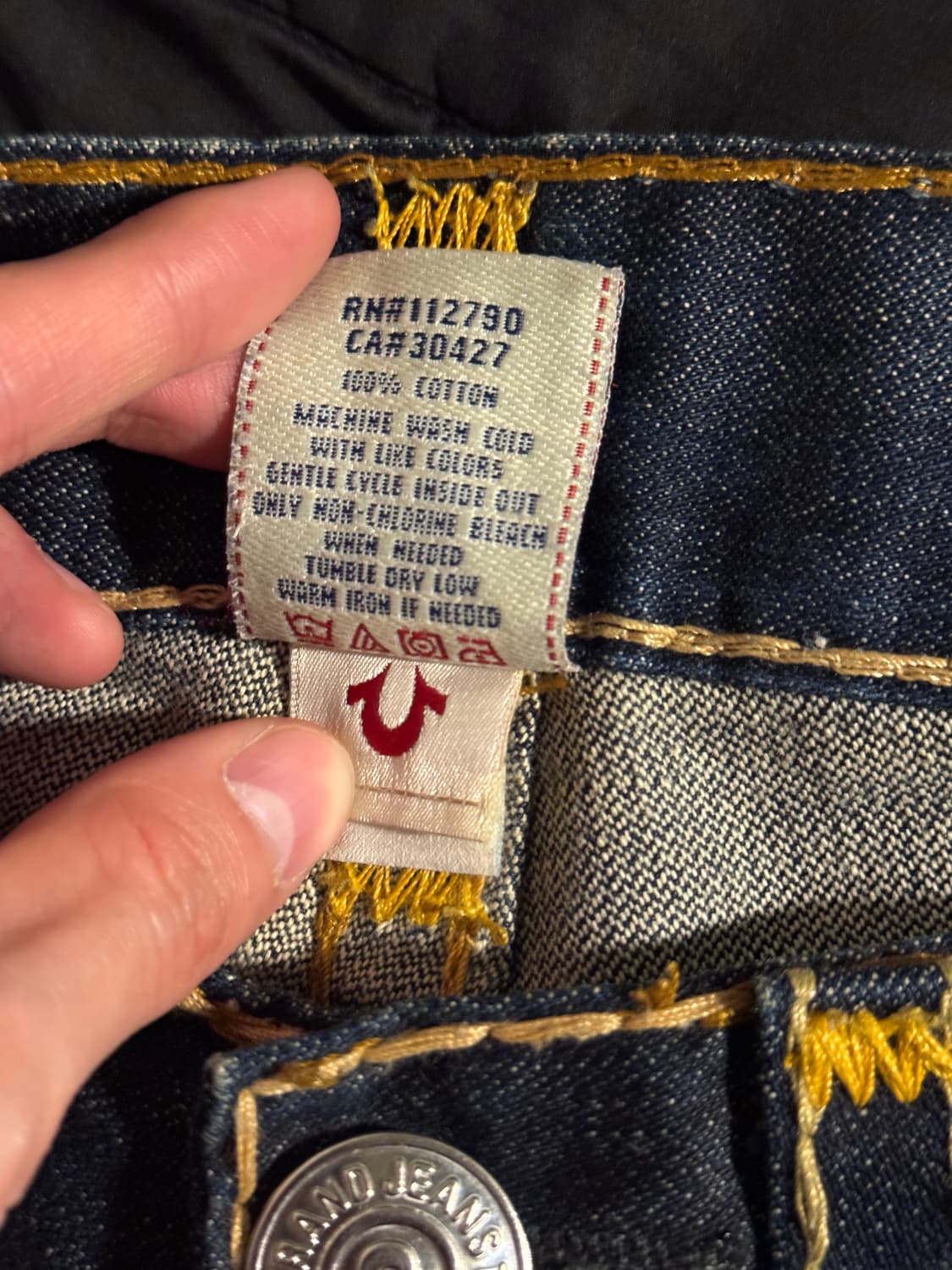 트루릴리전 조이 수퍼 티 부츠컷 데님 팬츠 상품이미지5