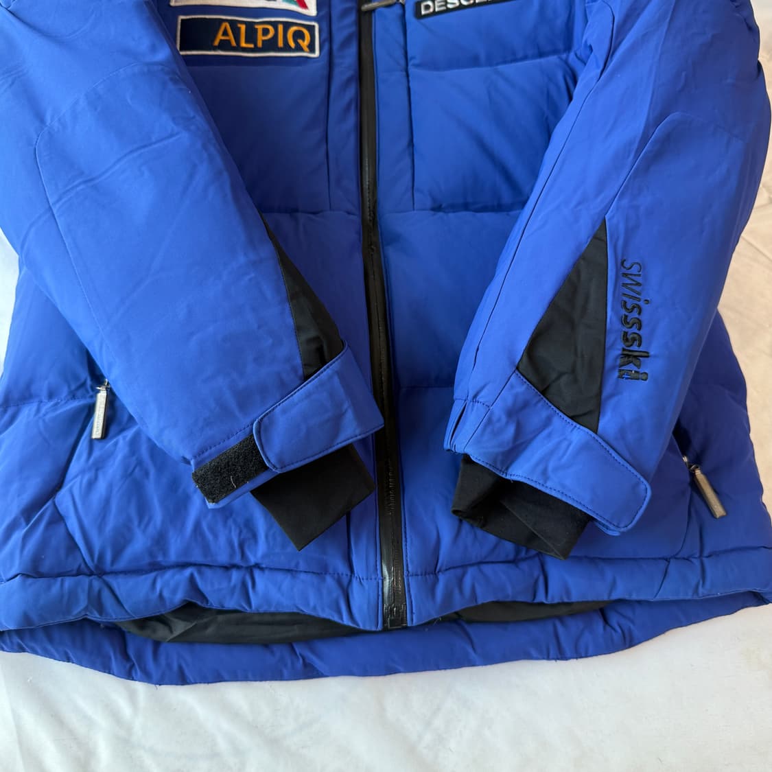 2+1) 데상트 스키 구스다운 패딩 블루 아우디 M 상품이미지4