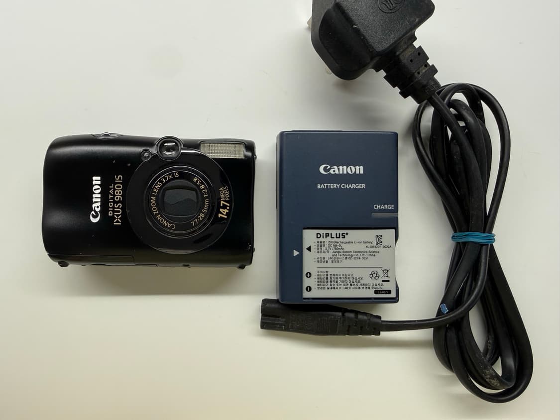 캐논 IXUS 980 IS 블랙 디지털 카메라 상품이미지1