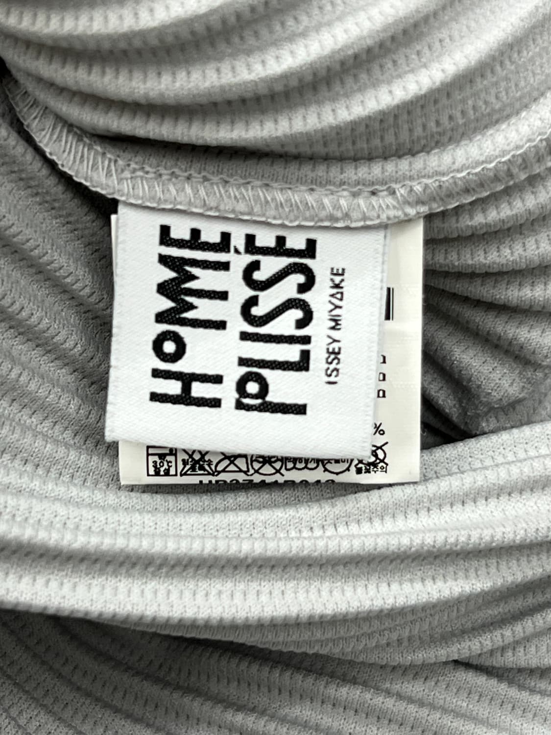 옴므플리세 베이직 라이트그레이 크루넥 롱슬리브 상품이미지5