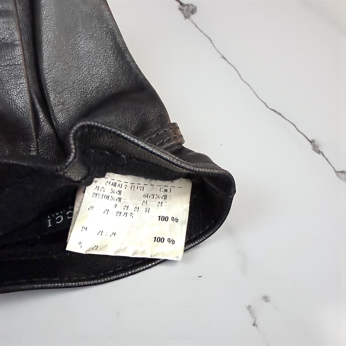 구찌 03AW 램스킨 메탈로고 장갑 글러브 상품이미지7