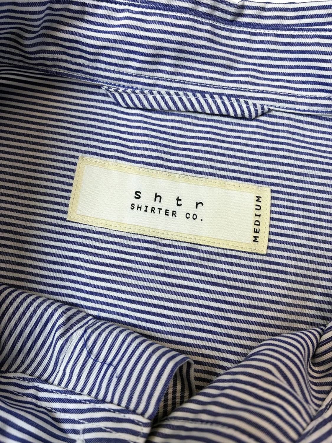 셔터 SHIRTER 21ss 시그니처 스트라이프 반팔 셔츠 PN4963 상품이미지5