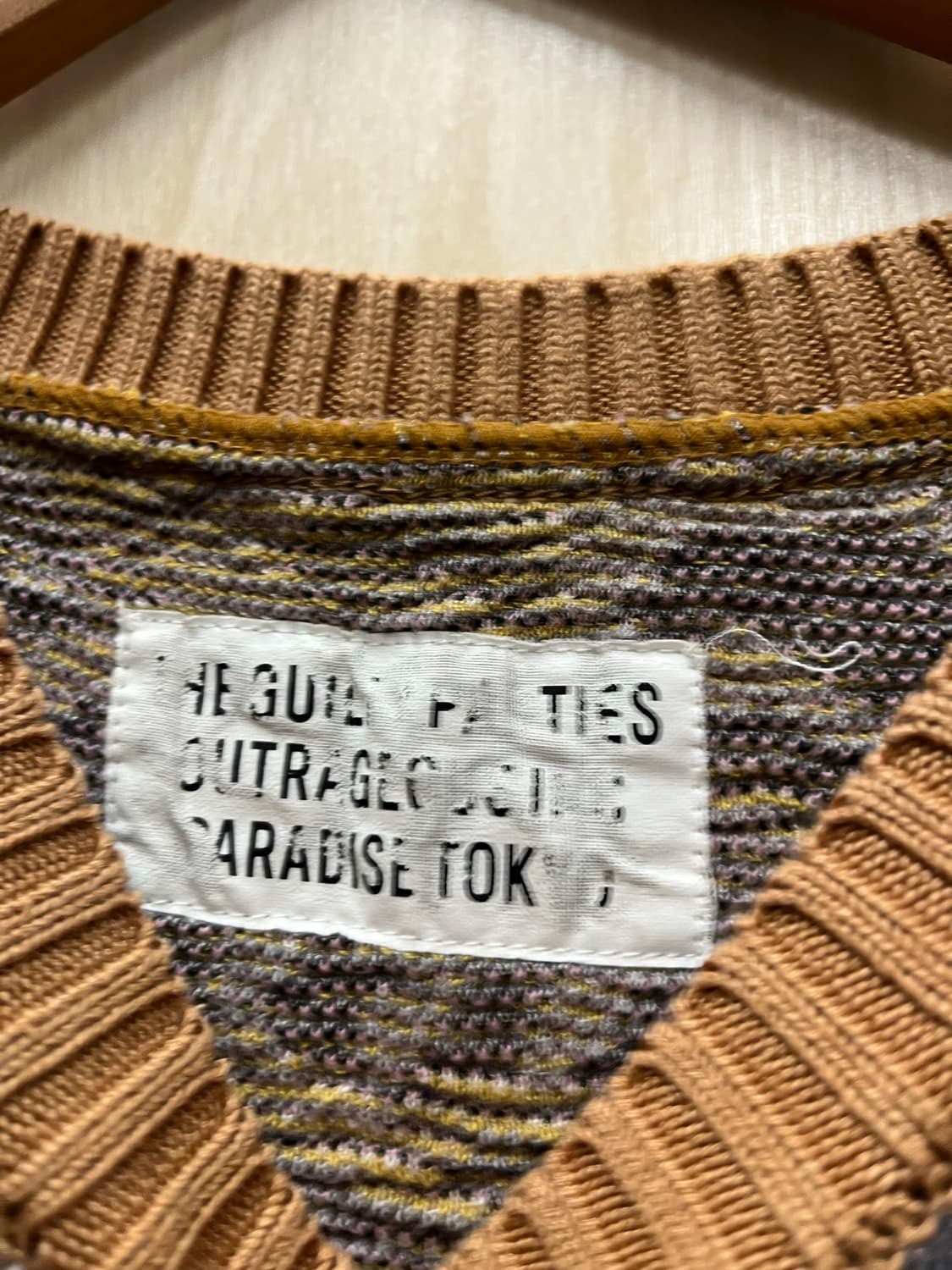 와코마리아 팀레이 니트 L사이즈 팝니다 상품이미지4