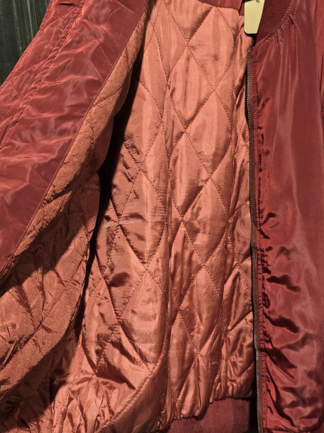 MODCHOK Burgundy Bomber Jacket 상품이미지5