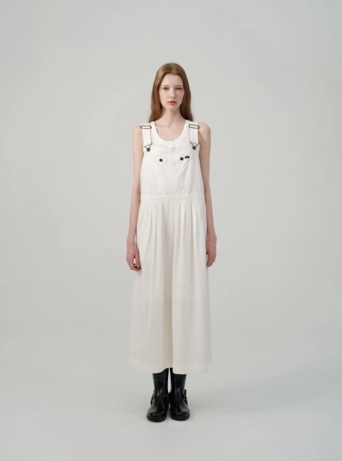 더바넷 코튼 가드너 오버롤 드레스 상품이미지3