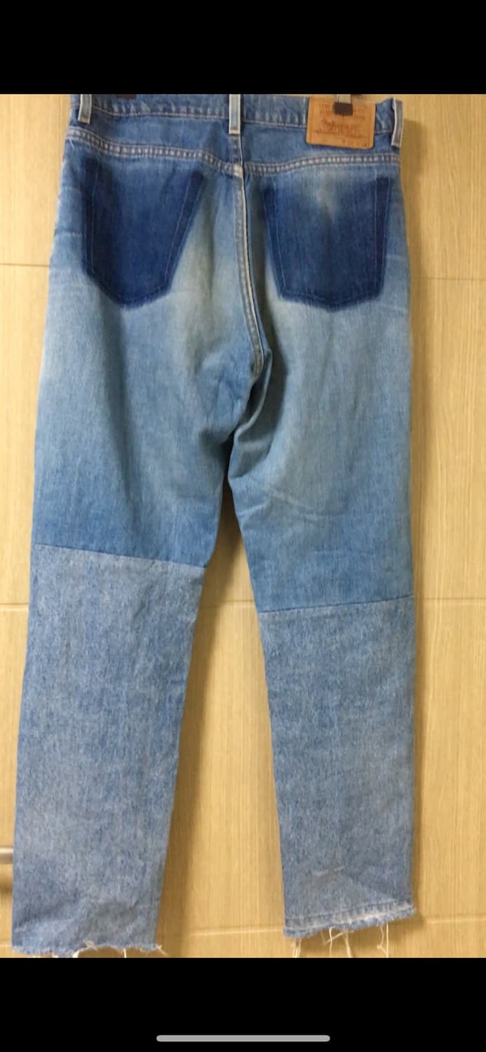 Vintage Levi’s patchwork jean 상품이미지4