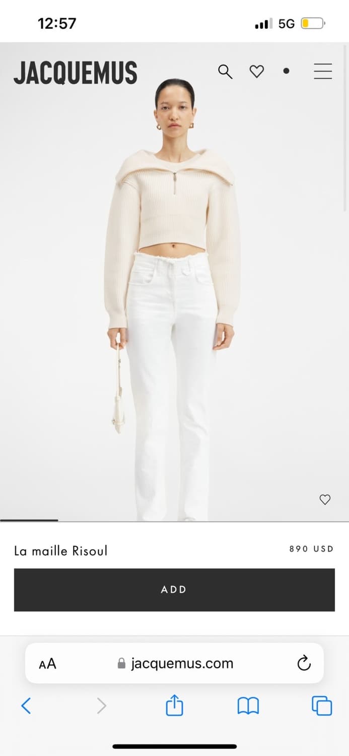 자크뮈스 리소울 36 새상품 상품이미지1