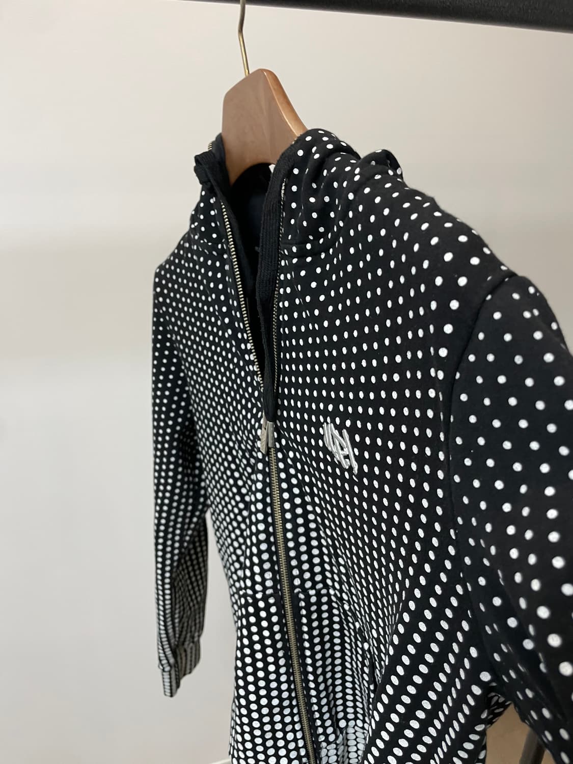 (90) 마자플라바 토트 땡땡이 후드 집업 상품이미지7