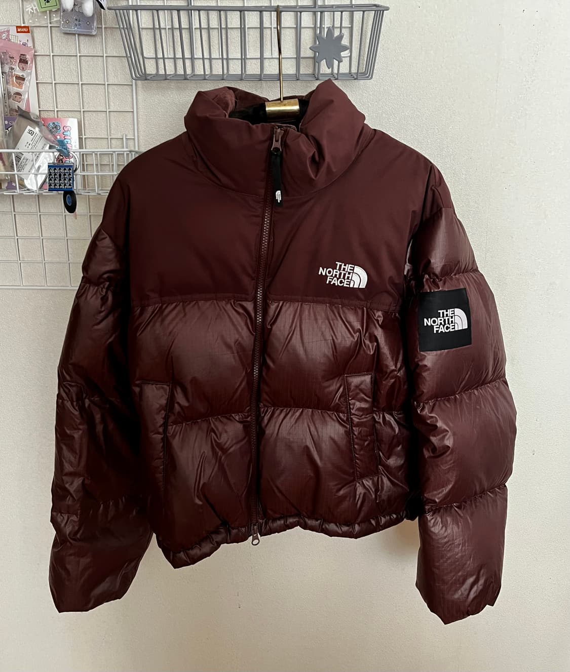 (W) 노스페이스 화이트 라벨 노벨티 눕시 다운 자켓 코코아 브라운 상품이미지2