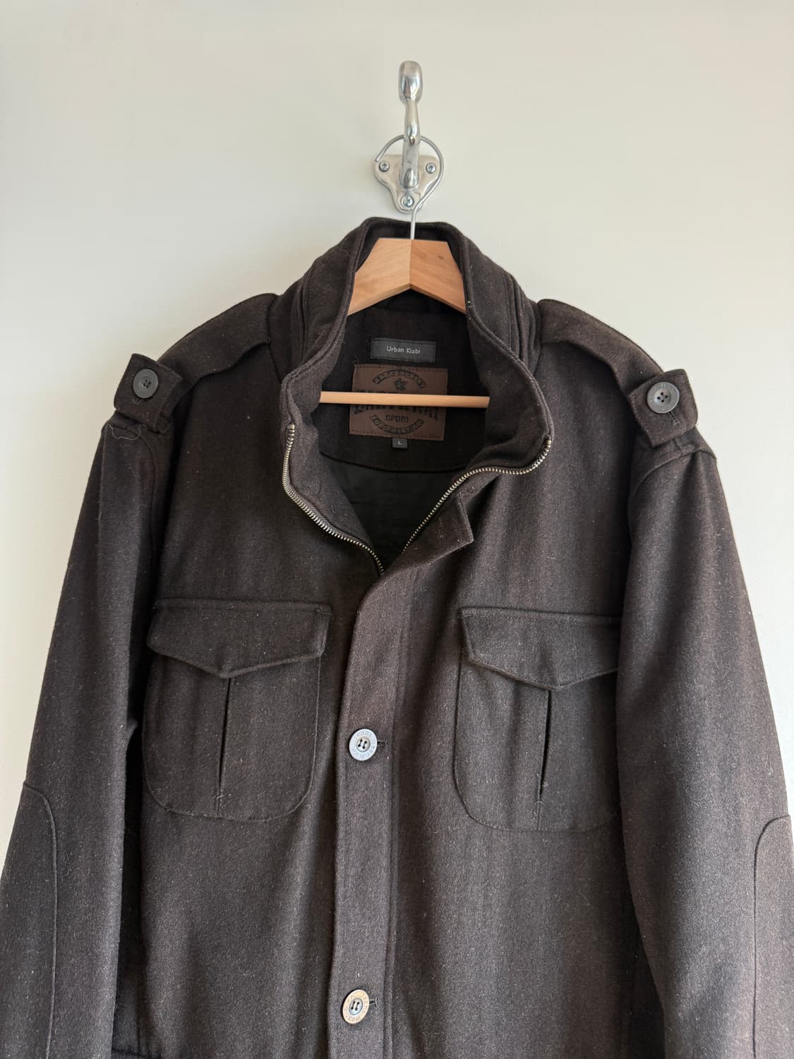 EARTHWAY 울 모직 야상 자켓(2way zip) 상품이미지2