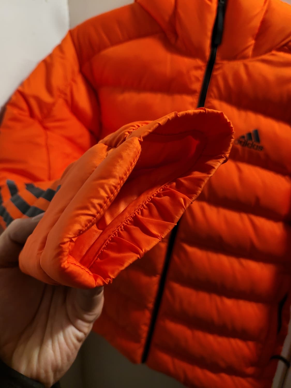 아디다스 삼선 경량 후드 경량패딩 상품이미지4