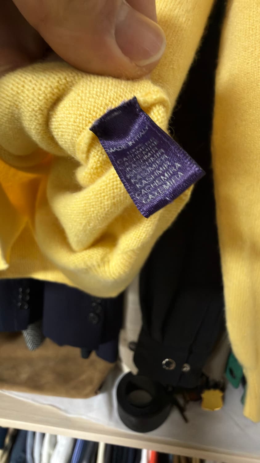 랄프로렌 퍼플라벨 캐시미어 크루넥 니트 상품이미지8