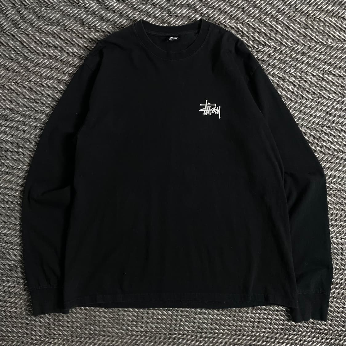 스투시 베이직 빅로고 블랙 롱슬리브y 2908 상품이미지3