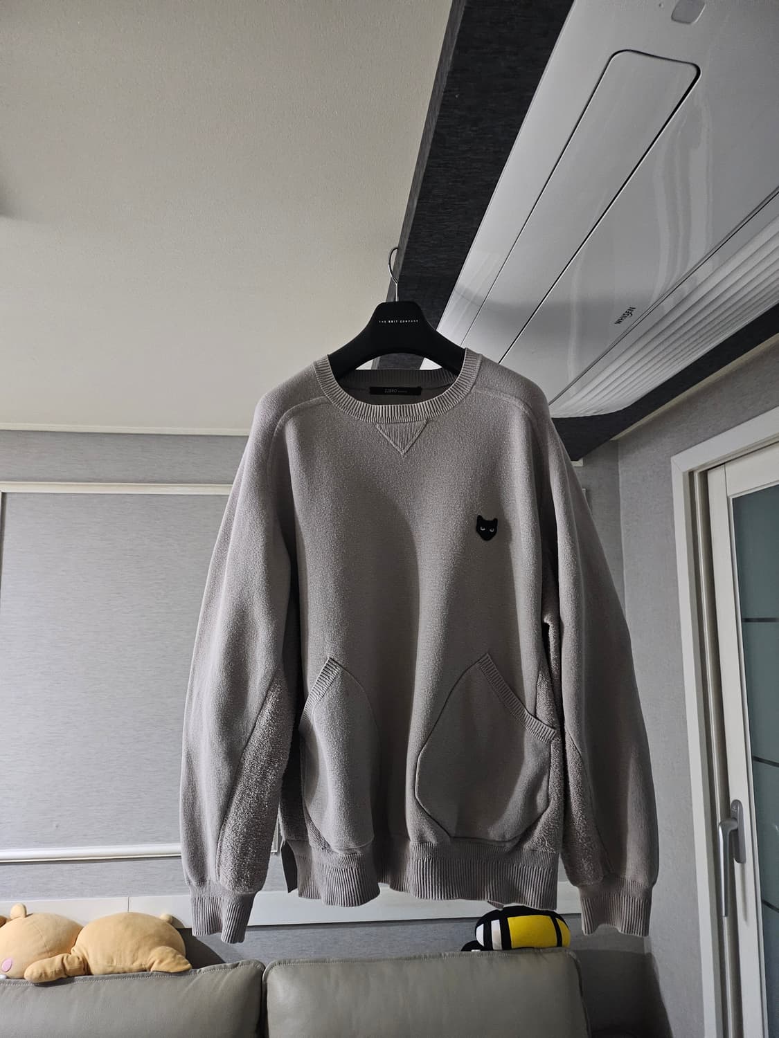 [거의 새것] 송지오옴므 지제로 팬서 스웨터 니트 티셔츠 100 상품이미지1