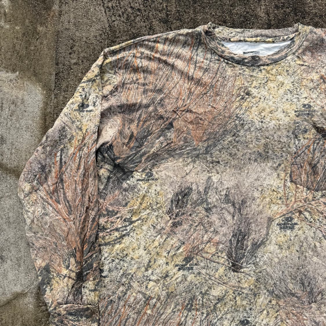 [XXL] 리얼트리 패턴 롱슬리브 긴팔티 상품이미지3