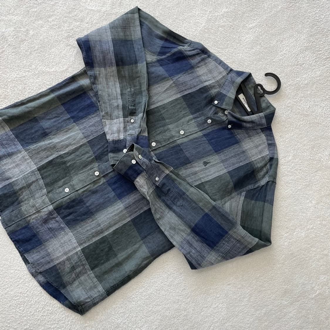 XXXL 빈폴 남성 린넨 긴팔셔츠 115 상품이미지3