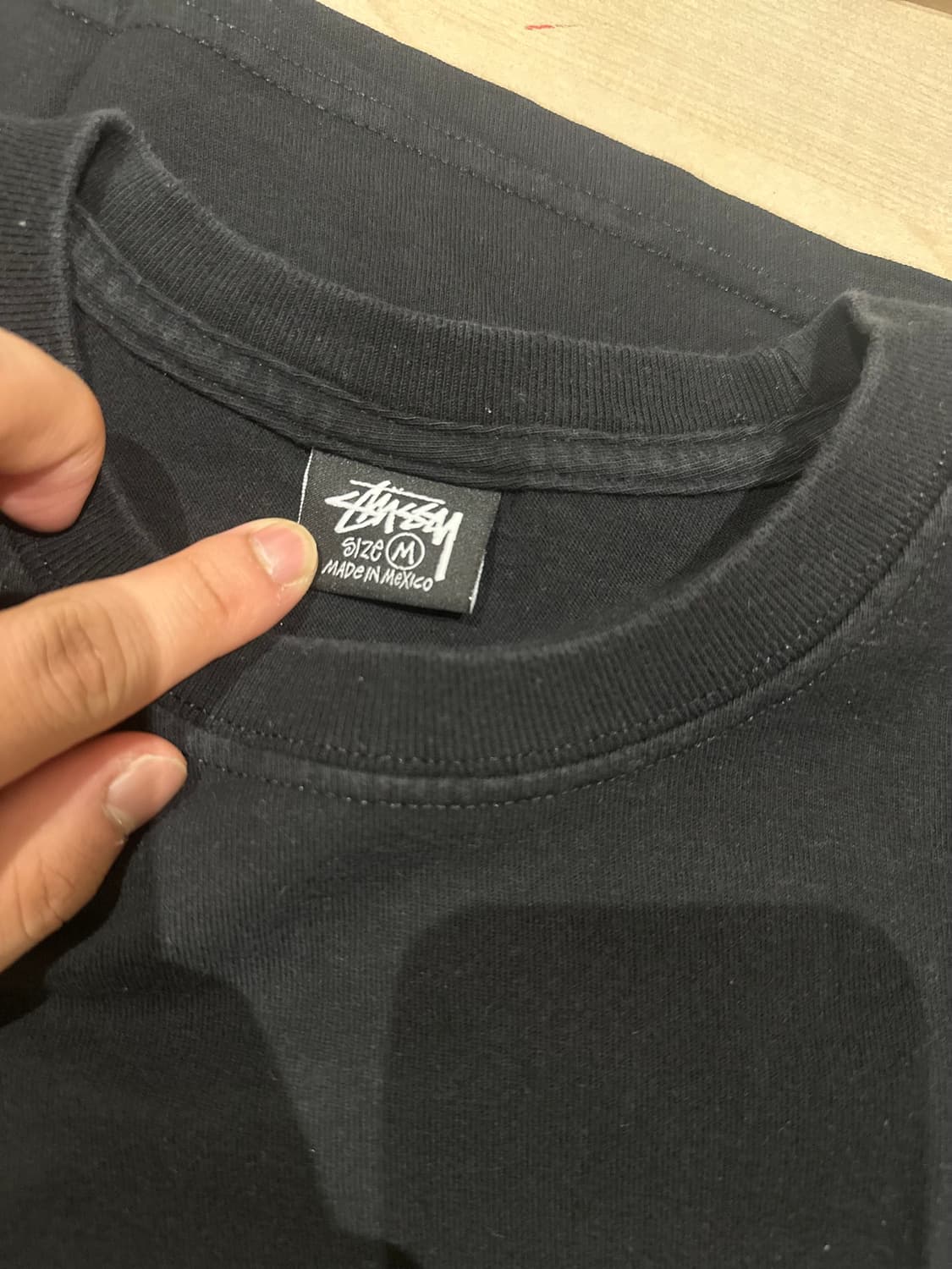 스투시 퍼지 다이스 티셔츠 블랙 M 상품이미지5