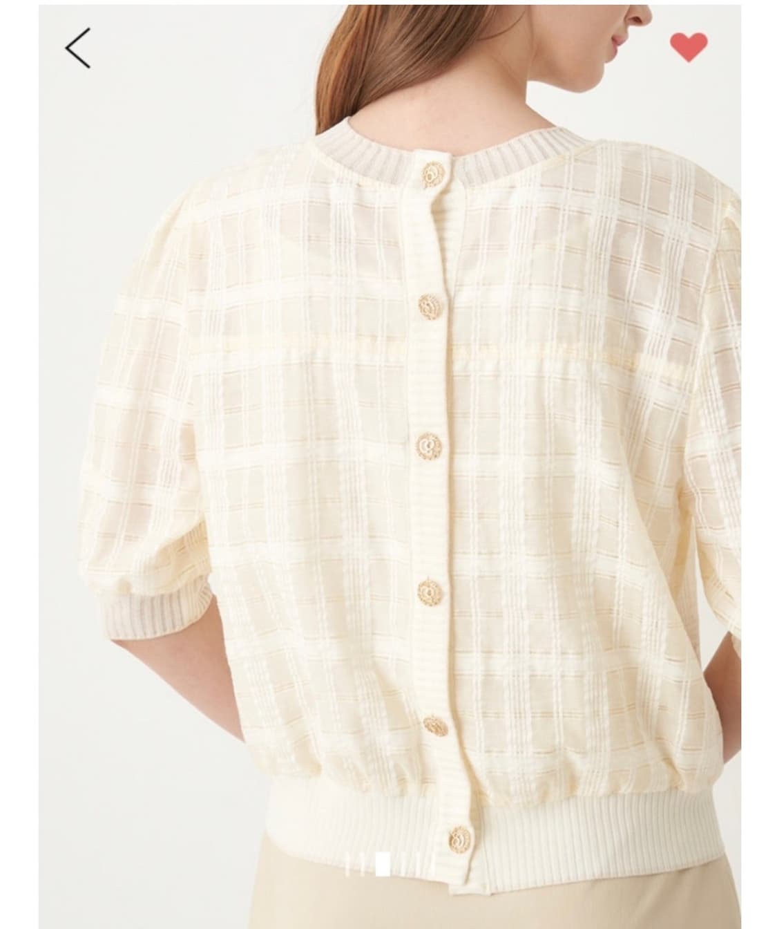 한섬 sjsj 2022 시아서커 투웨이 글리터 탑 76-90-155사이즈 상품이미지1