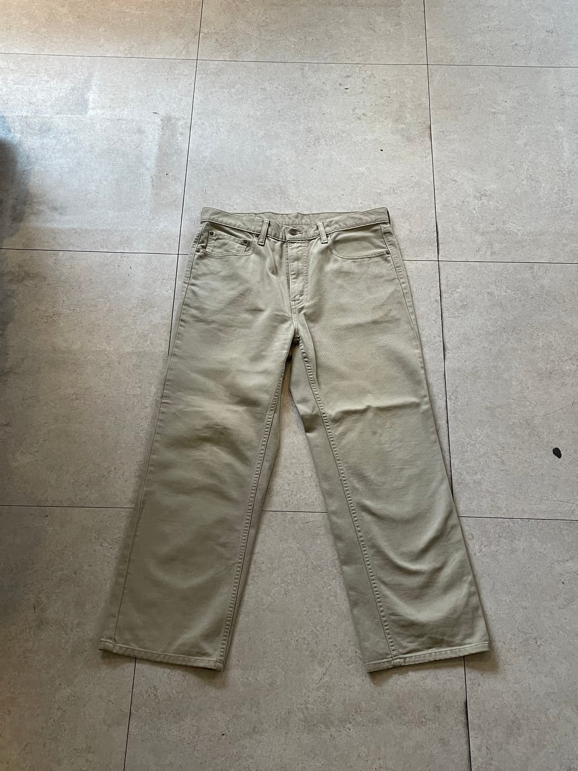 리바이스512 베이지 팬츠 화이트탭 상품이미지8