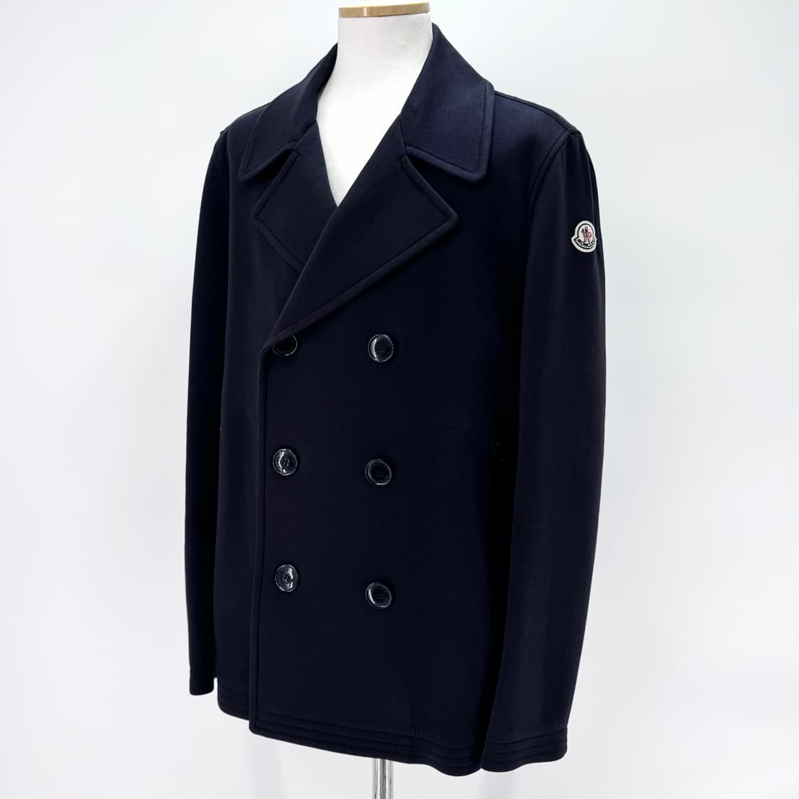 [4사이즈] 몽클레어 남성 피코트 자켓 네이비 상품이미지2