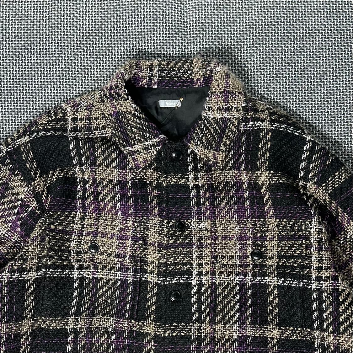 저널스탠다드 체크 플리스 자켓 (L) 상품이미지2