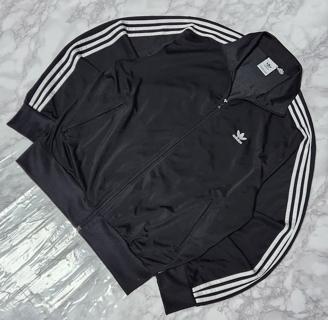 아디다스 삼선 블랙 베켄바우어 트레이닝 져지 자켓 상품이미지3