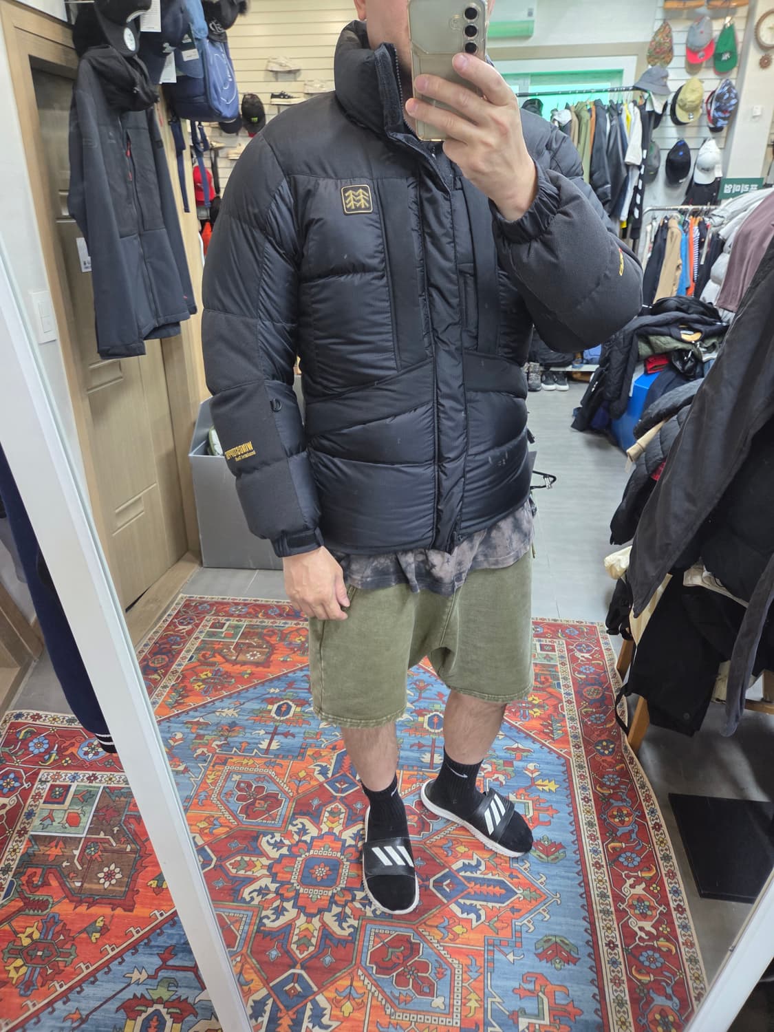 코오롱스포츠 대장급 윈드스토퍼 850 패딩 우모복 95 상품이미지9