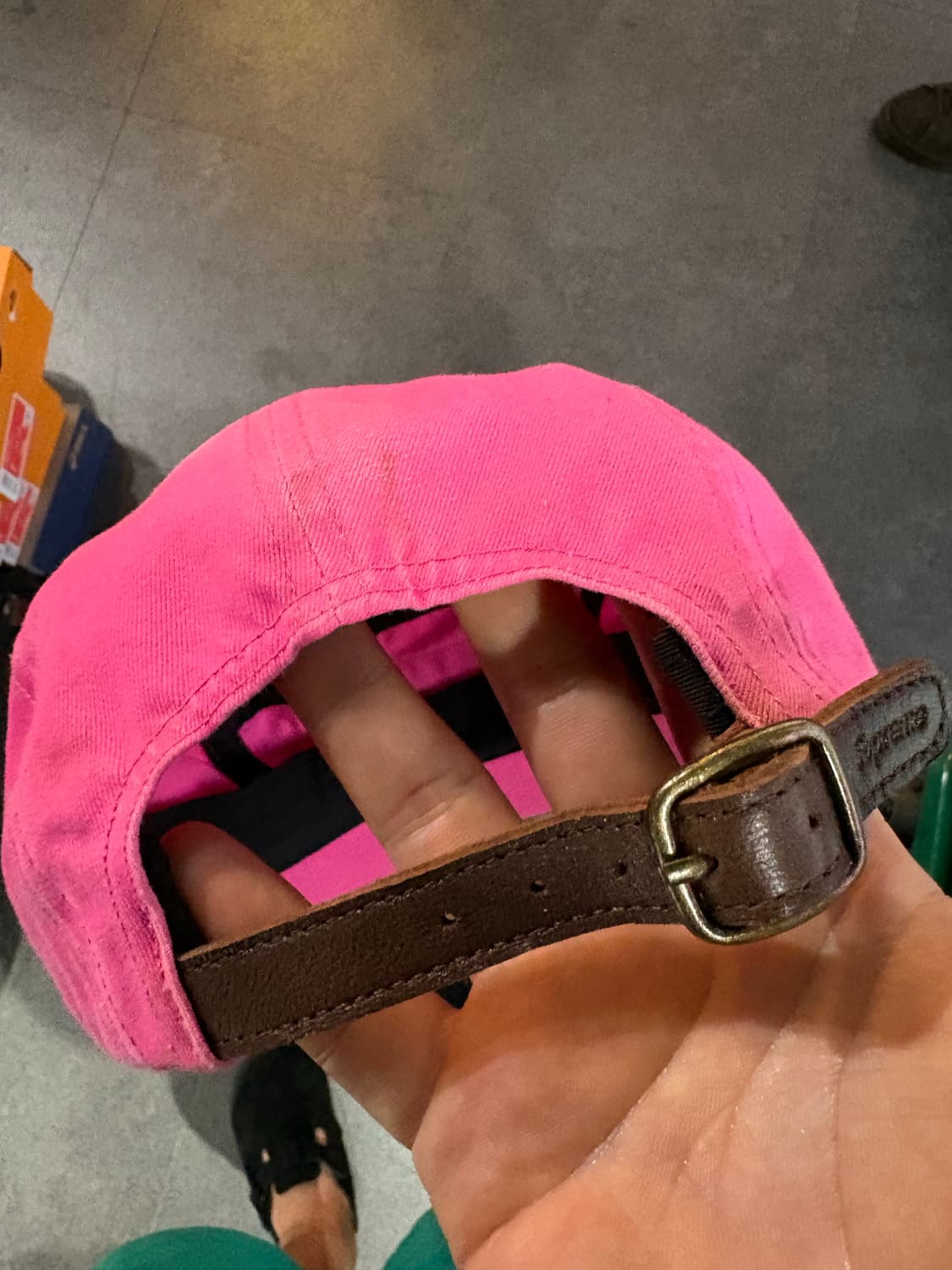 슈프림 워시드 치노 트윌 캠프캡 핑크 - 23SS 상품이미지4