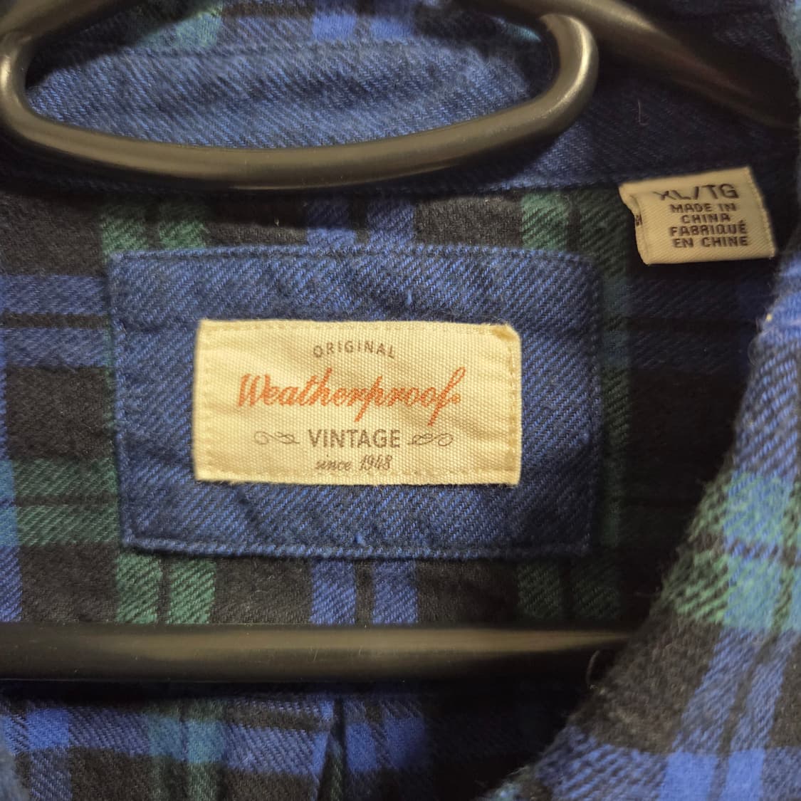 Weatherproof 아메리칸 플란넬 체크셔츠 L(100) 상품이미지3