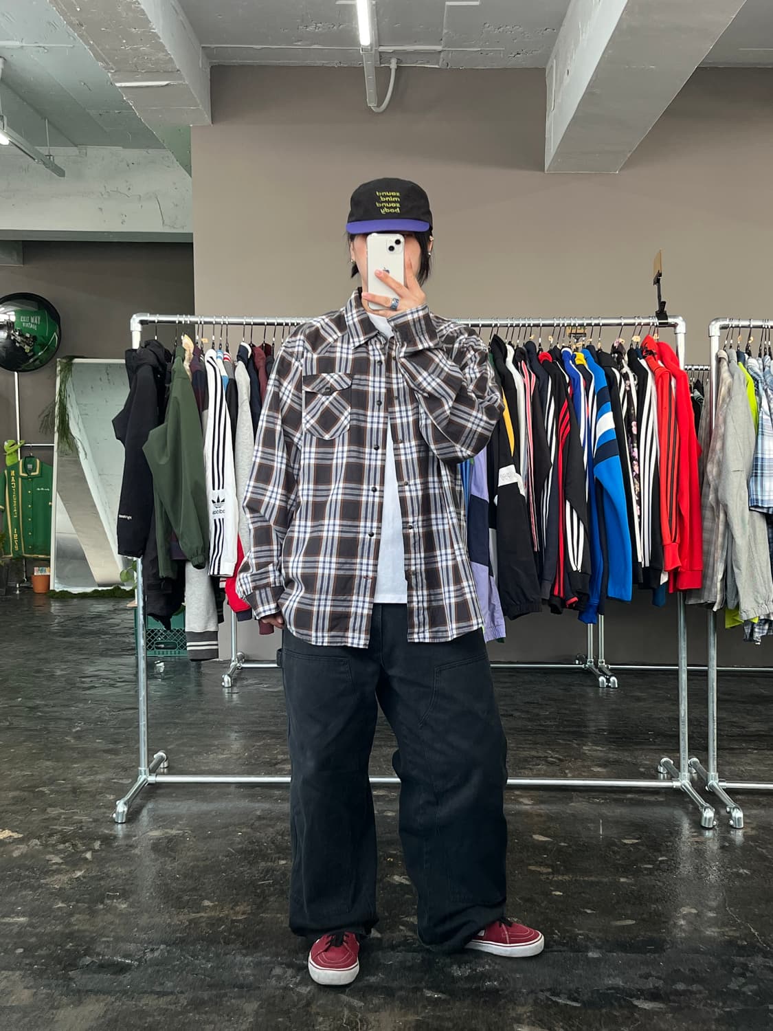 랭글러 웨스턴 체크 셔츠  상품이미지3