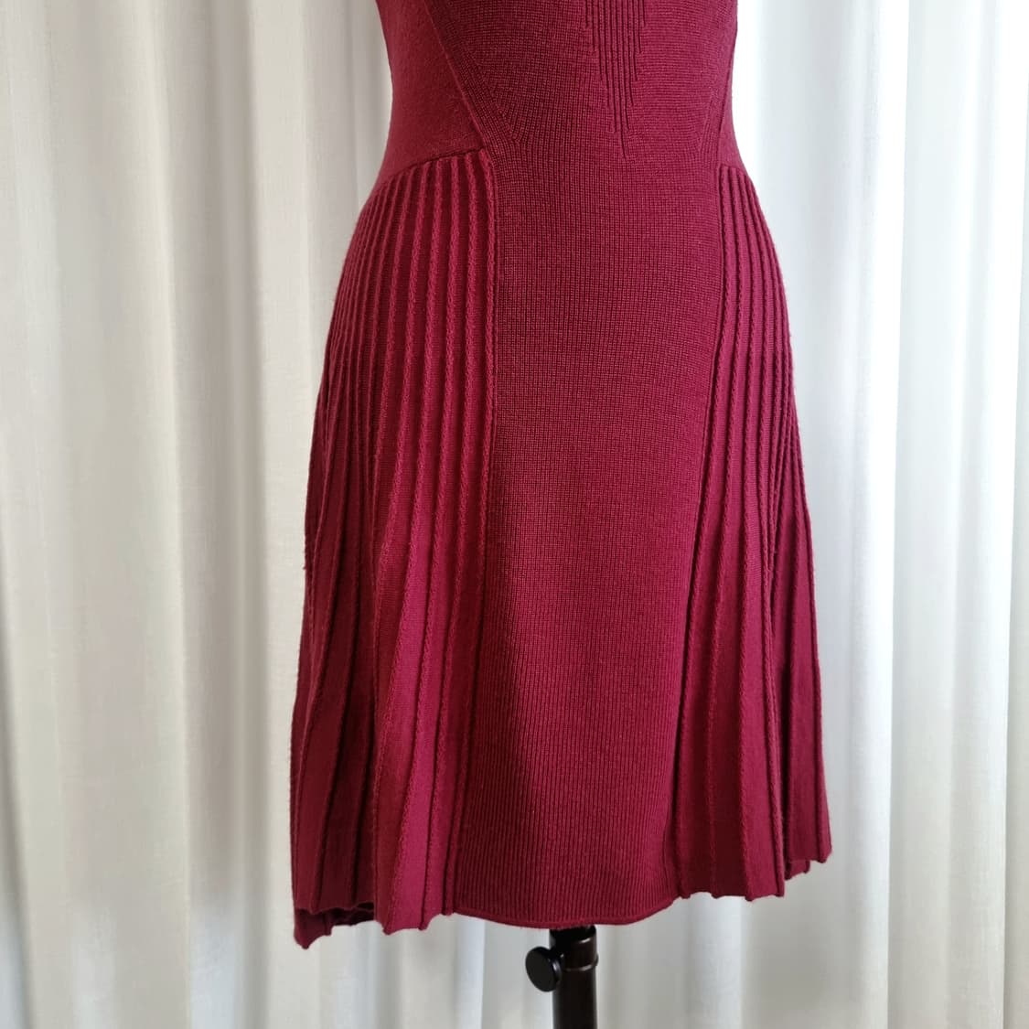 한섬 MINE 마인 울100% 숏슬리브 원피스 (4455) 상태양호×좋음 상품이미지5