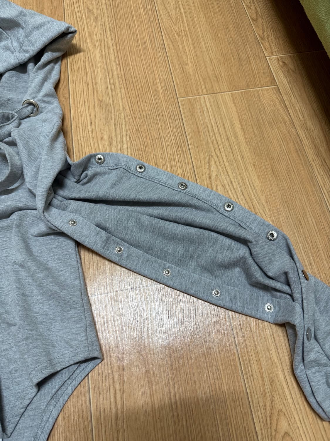 그레이 후드 바디수트 상품이미지4