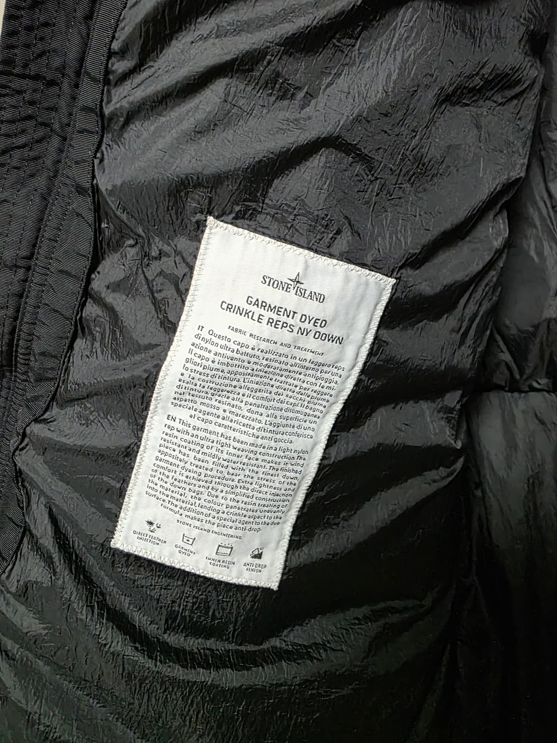 스톤아일랜드 20fw 크링클랩스 상품이미지5