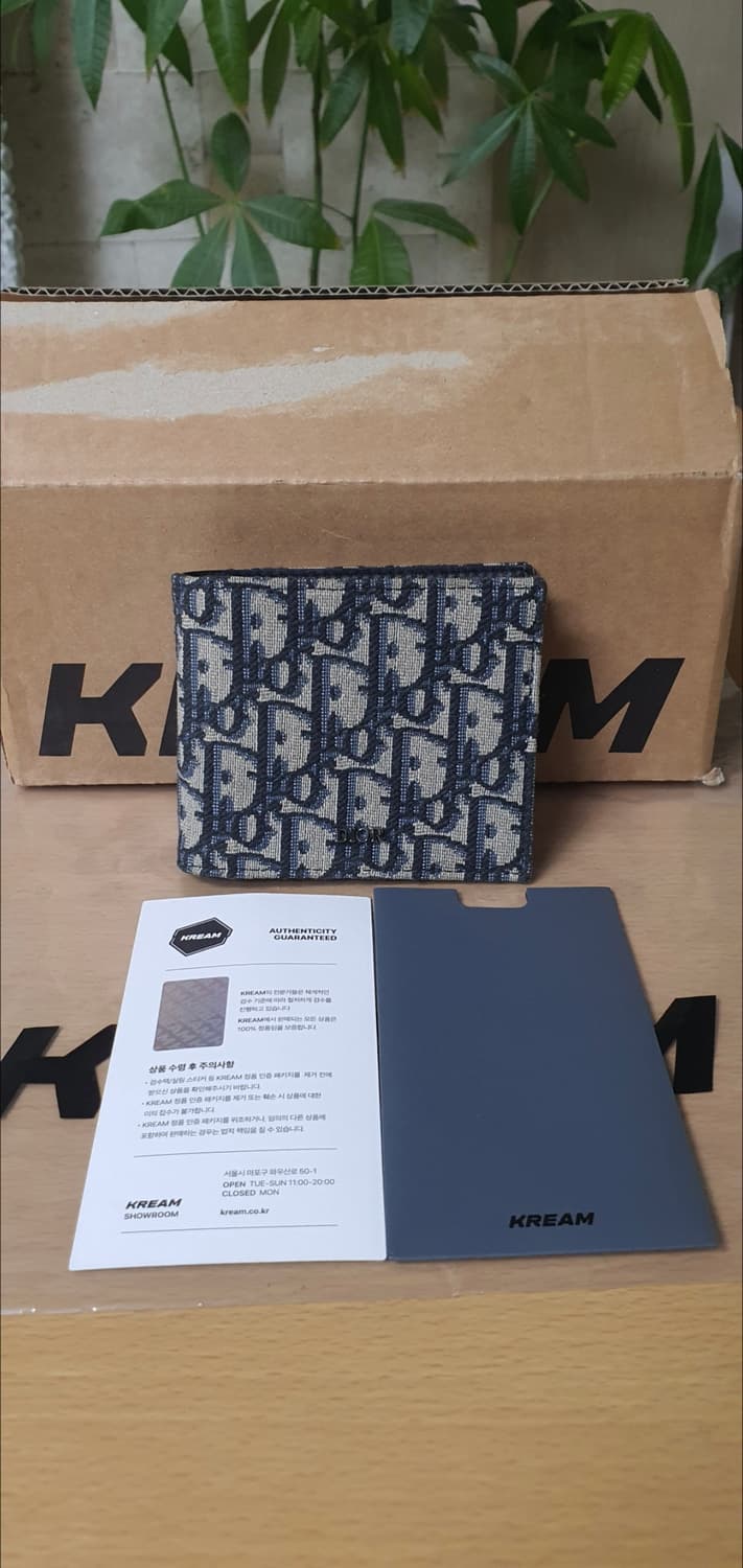 디올 오블리크 반지갑/지갑 정품S급(감정O) 상품이미지1