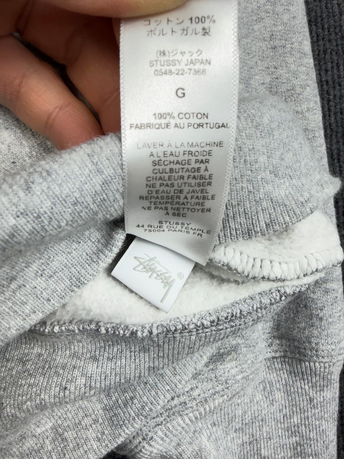 스투시 스탁로고 헤비웨잇 크루넥 맨투맨 상품이미지5