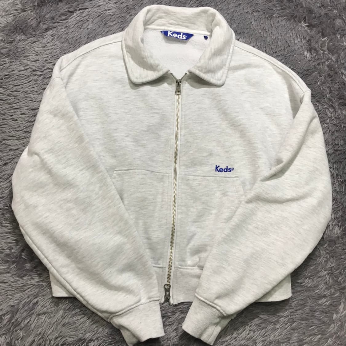[[여성 S, A급] 케즈(Keds) 라운드카라 스웻 집업#430 상품이미지3