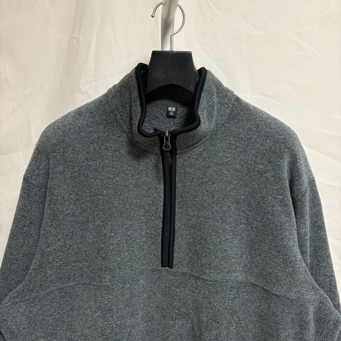 유니클로 반집업 아노락 플리스 / 그레이, XL 상품이미지2