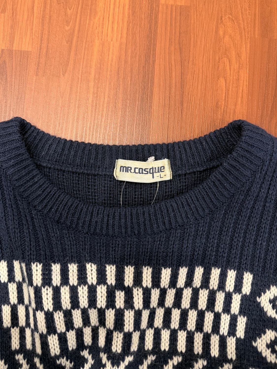 Mr.Casque 빈티지 울 니트 (made in Japan) 상품이미지8