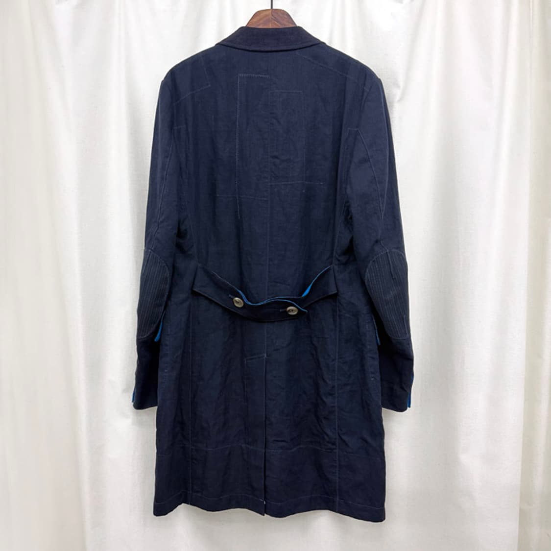 준야와타나베 린넨 패치워크 코트 상품이미지4