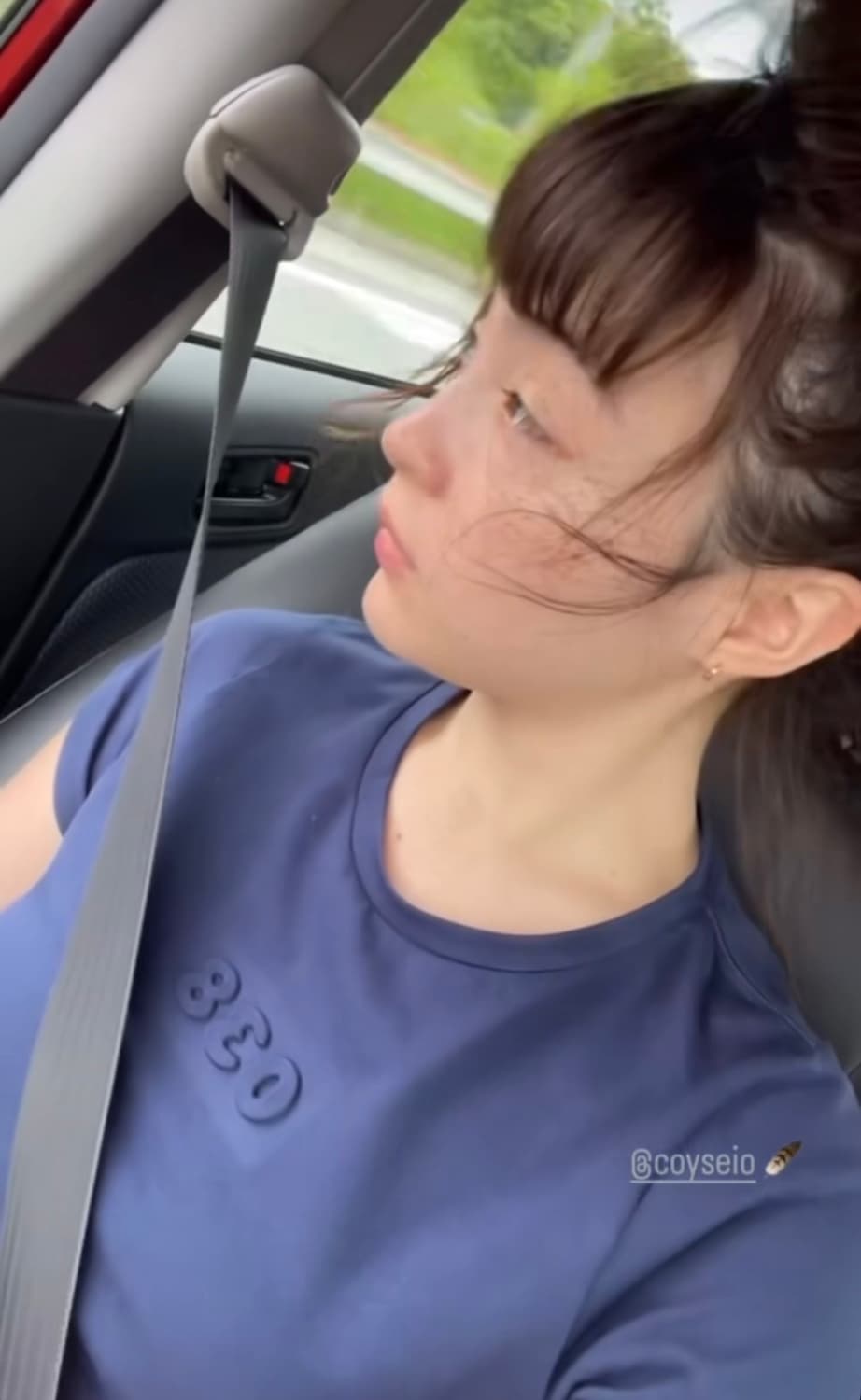 코이세이오 038 베이직 티셔츠 네이비 상품이미지1