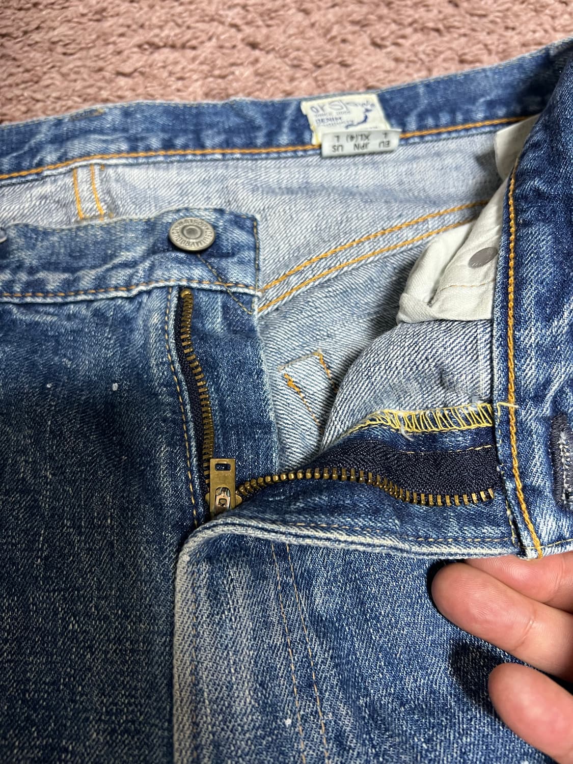 오어슬로우 데미지 데님 팬츠 상품이미지3