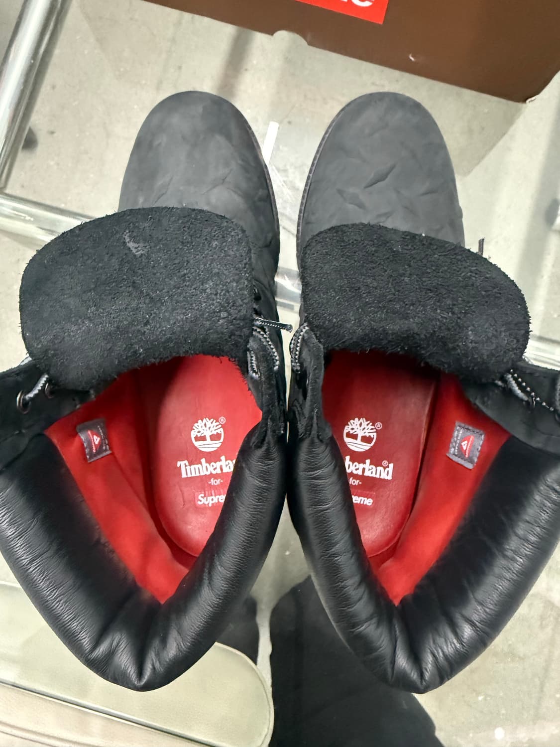 Timberland x Supreme Diamond Plate 부츠 상품이미지4