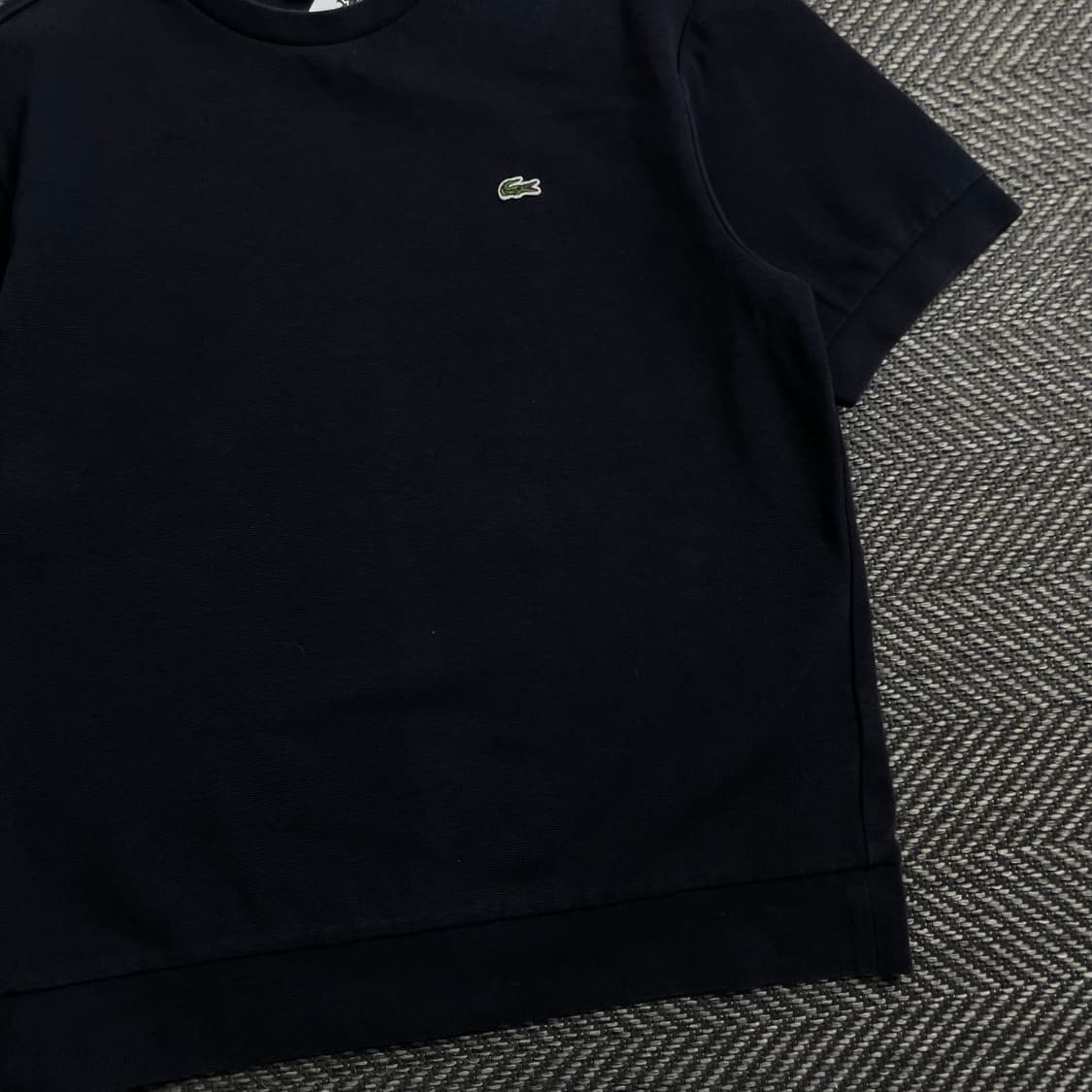 라코스테 네이비 크루넥 반팔 티셔츠o 4134 상품이미지2