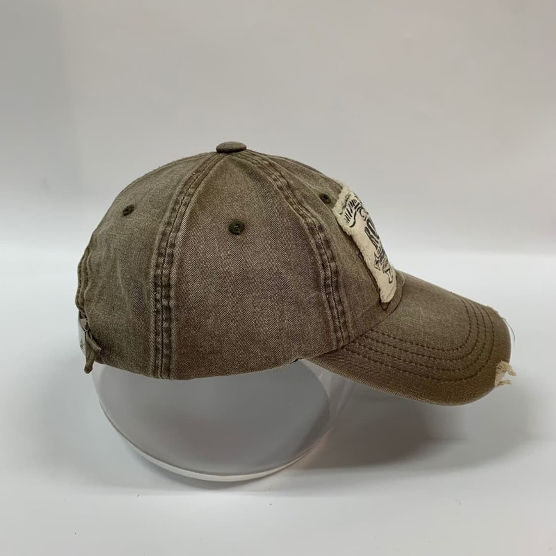 N'SER 빈티지 무드 루키즈 패치 데미지 워싱 볼캡 상품이미지4