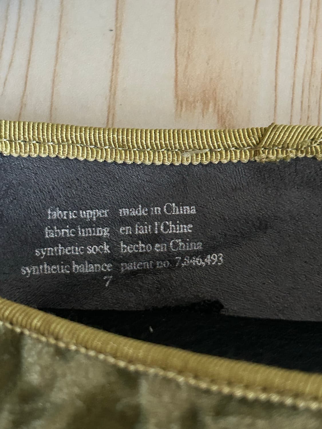 Born In California 벨벳 플랫 슈즈 상품이미지3