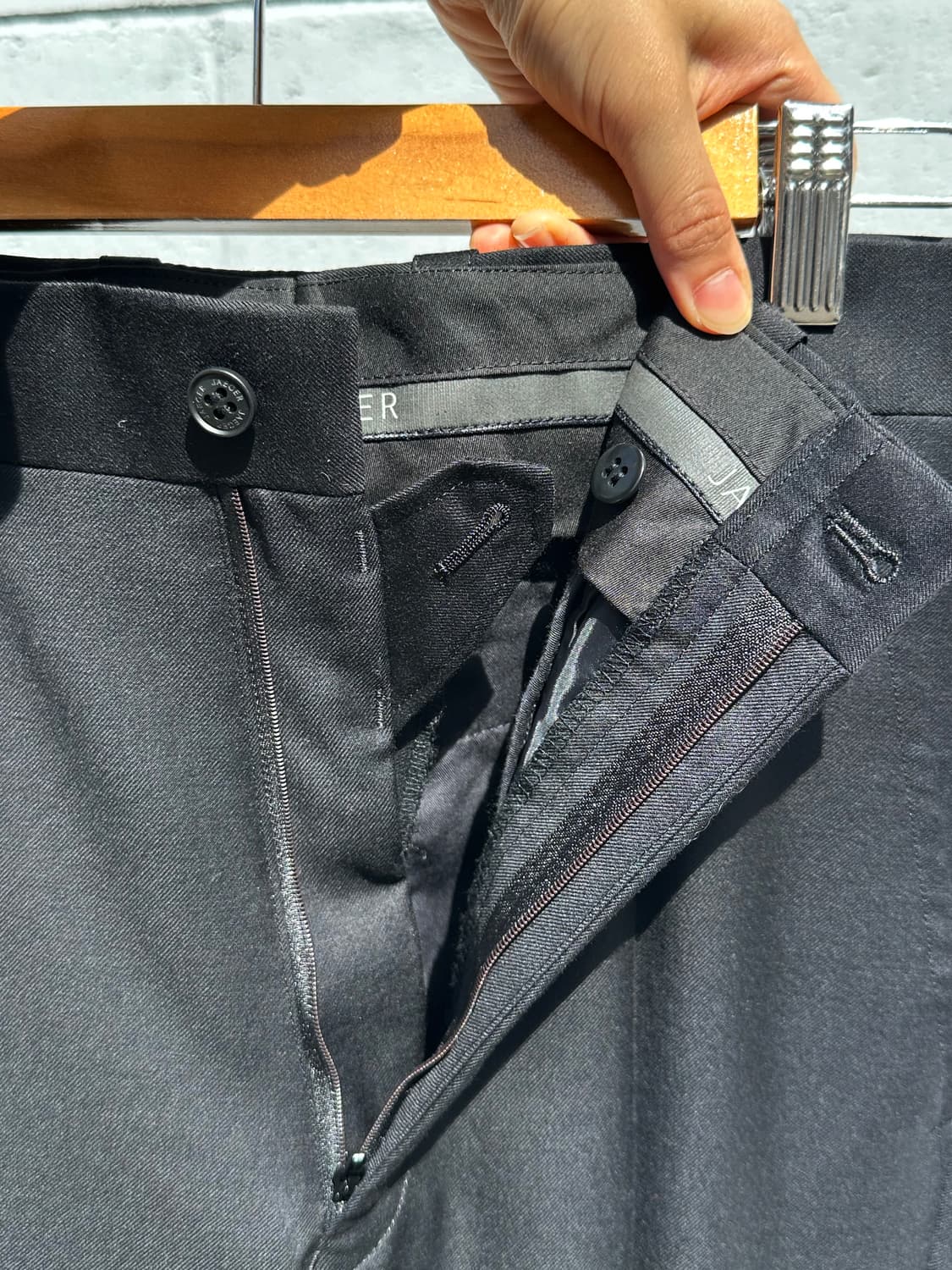 예거 블랙 카브라 슬랙스 상품이미지3